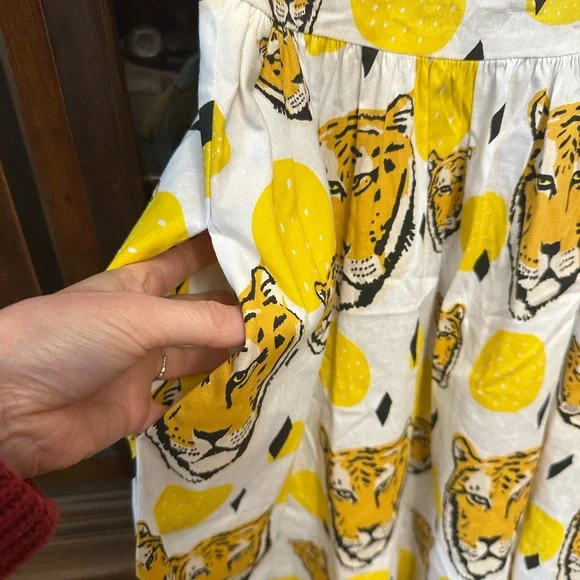 Nooworks Cheetah Head Fit and Flare Dress Size XS - Picture 8 of 15